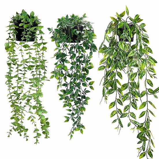 550x550-22881.jpg Unyqoos® Set van 3 Realistische Kunstplanten voor Binnen en Buiten Decoratie