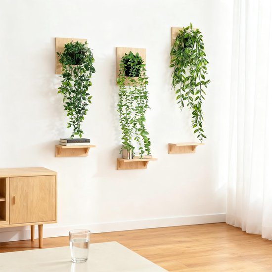550x550-22884.jpg Unyqoos® Set van 3 Realistische Kunstplanten voor Binnen en Buiten Decoratie