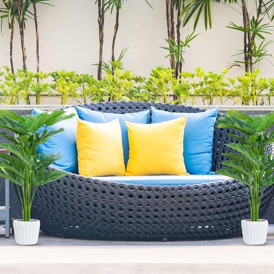 550x550-22903.jpg Unyqoos® Set van twee decoratieve kunstplanten Monstera met verstelbare bladeren en pot