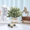 550x550-22919.jpg Unyqoos® Set van vier decoratieve kunstplanten in grijze pot voor elke ruimte, grijs, 23 cm, 4 stuks