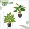 550x550-22973.jpg Unyqoos® Set van twee levensechte kunstplanten voor stijlvolle interieurdecoratie