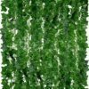 550x550-22977.jpg Unyqoos® Set van 48 kunstklimopslingers voor decoratie binnen en buiten, groente, 210 cm, stuks 48