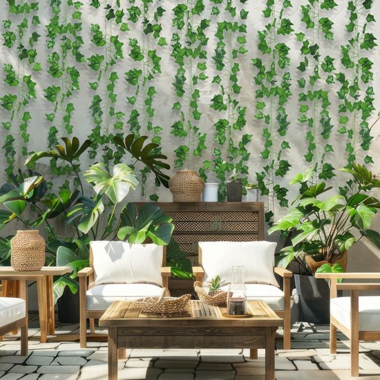 550x550-22982.jpg Unyqoos® Set van 48 kunstklimopslingers voor decoratie binnen en buiten, groente, 210 cm, stuks 48