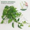 Unyqoos® Set van drie decoratieve kunsthangplanten met pot voor binnen en buiten