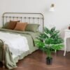 Unyqoos® Set van twee levensechte kunstplanten van 71 cm voor interieurdecoratie