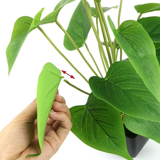 550x550-23038.jpg Unyqoos® Stijlvolle kunstmatige Calla-lelie in zwarte pot voor interieurdecoratie