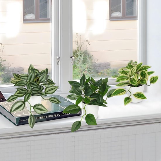 550x550-23052.jpg Unyqoos® Set van zes decoratieve kunstplanten voor elke ruimte in huis, 20 cm, 6 stuks