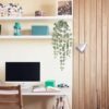 Unyqoos® Levensechte hangende kunstplant voor sfeervolle decoratie in huis en kantoor, groente, 58 cm