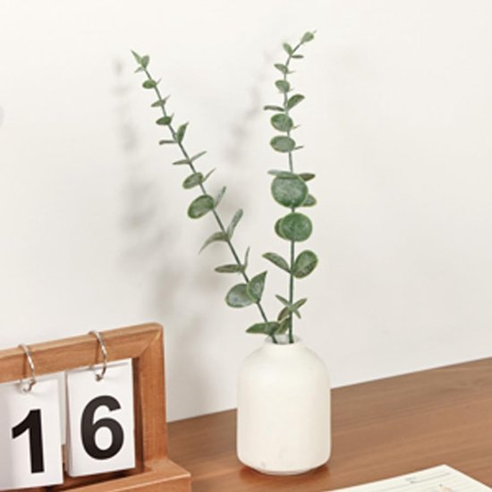 Unyqoos® Set van 36 kunstmatige eucalyptus takken voor decoratie en bloemstukken
