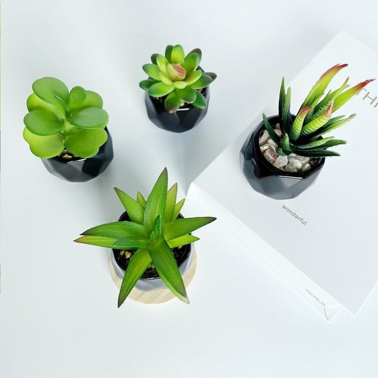 550x550-23068.jpg Unyqoos® Set van Vier Kunstplanten in Keramische Pot voor Stijlvolle Interieurdecoratie