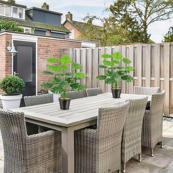 550x550-23077.jpg Unyqoos® Tropische kunstplant in pot met 18 verstelbare takken voor huis en kantoor
