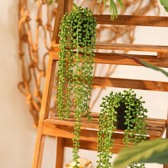 550x550-23078.jpg Unyqoos® Set van Twee Realistische Kunstplanten met Decoratief Plantenkoord voor Interieur