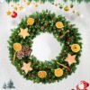 Unyqoos® Complete set voor kerstdecoratie met natuurlijke materialen en kunsttakken
