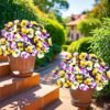 Unyqoos® Realistische kunstbloemen voor binnen en buiten in levendige gele en witte tinten
