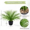 Unyqoos® Decoratieve kunstpalm in pot voor elke interieurstijl en ruimte