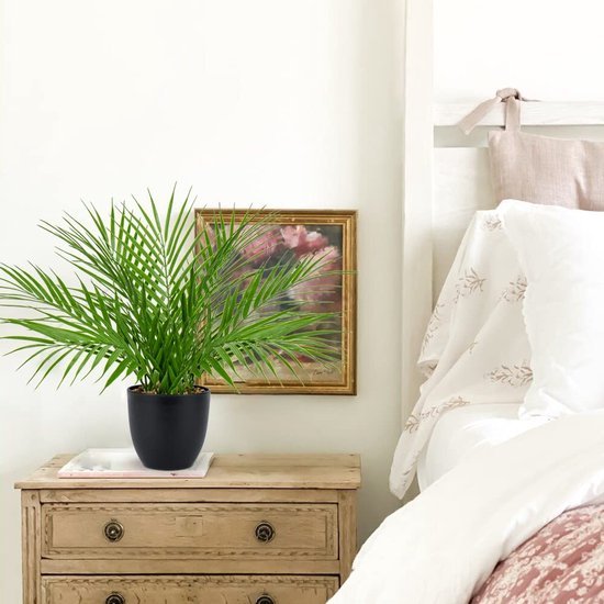 Unyqoos® Decoratieve kunstpalm in pot voor elke interieurstijl en ruimte