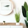 Unyqoos® Decoratief kunstgras in elegante witte keramische pot van 56 cm hoogte
