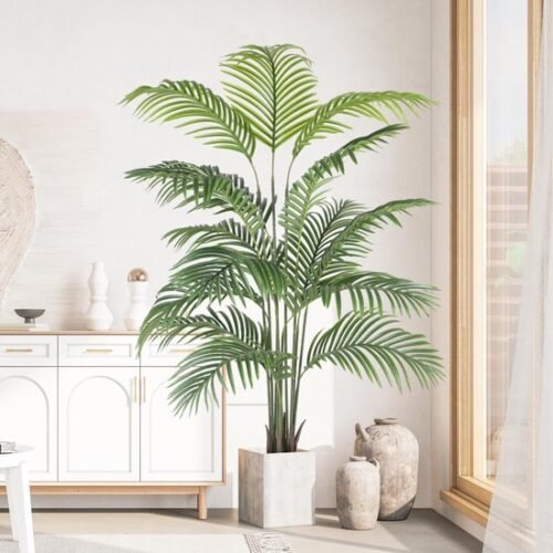 Unyqoos® Grote kunstpalm van 180 cm voor stijlvolle decoratie in elke ruimte