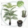 Unyqoos® Grote kunstpalm van 180 cm voor stijlvolle decoratie in elke ruimte