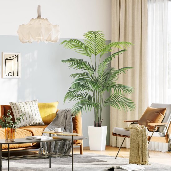 Unyqoos® Grote kunstpalm van 180 cm voor stijlvolle decoratie in elke ruimte