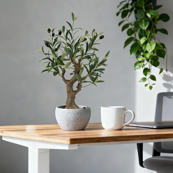 550x550-23199.jpg Unyqoos® Stijlvolle kunstplant olijfboom in stenen pot voor interieurdecoratie
