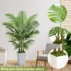 Unyqoos® Levensechte kunstpalm van 150 cm voor binnen en buiten decoratie
