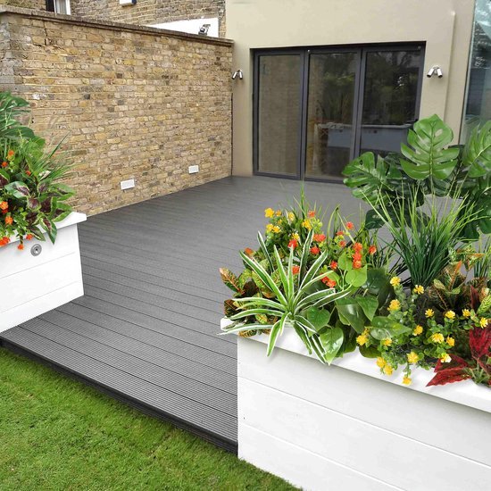 Unyqoos® Weerbestendige kunstplanten set voor tuin, balkon en interieur decoratie