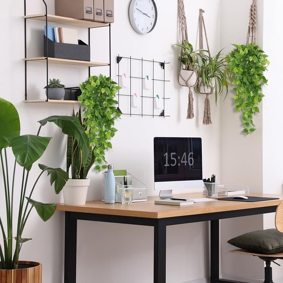 550x550-23269.jpg Unyqoos® Set van vier groene kunstplanten voor binnen- en buitendecoratie