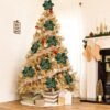 550x550-23287.jpg Unyqoos® Set van drie kunstbloemen met glitter voor feestelijke kerstdecoratie