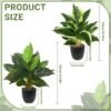 550x550-23298.jpg Unyqoos® Set van twee levensechte kunstplanten in pot voor huis en kantoor