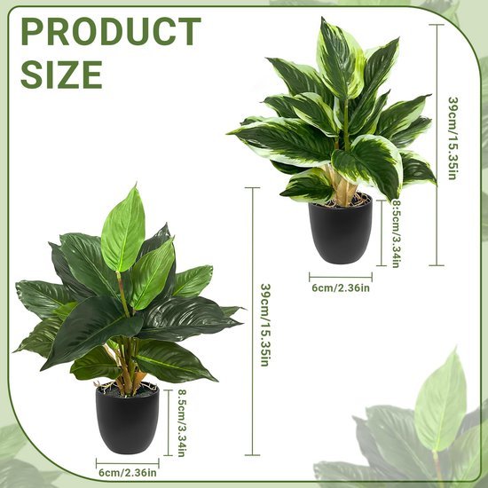 550x550-23298.jpg Unyqoos® Set van twee levensechte kunstplanten in pot voor huis en kantoor