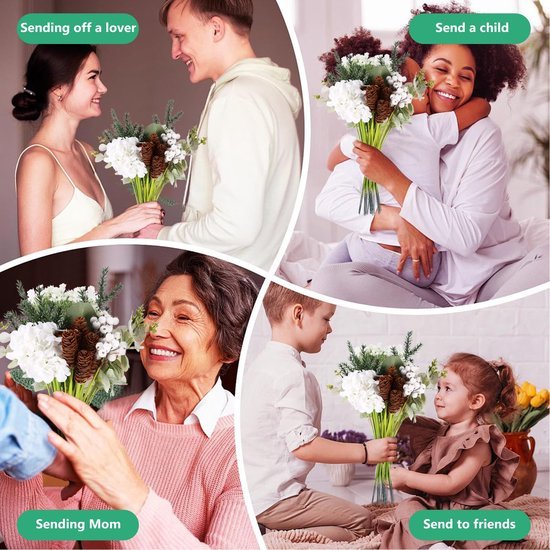 550x550-23336.jpg Unyqoos® Set van 70 kunsttakken en bloemen voor creatieve decoratie en evenementen