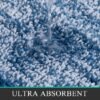 Unyqoos® Zachte en Luxe 3-delige Badkamerset met Antislip en Superieure Absorptie