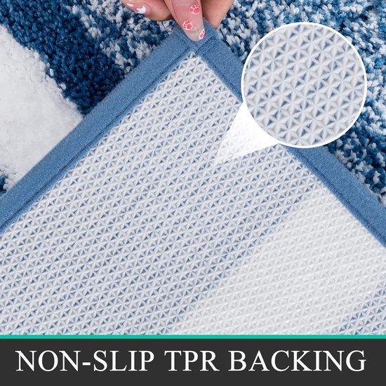 Unyqoos® Zachte en Luxe 3-delige Badkamerset met Antislip en Superieure Absorptie