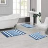 Unyqoos® Zachte en Luxe 3-delige Badkamerset met Antislip en Superieure Absorptie