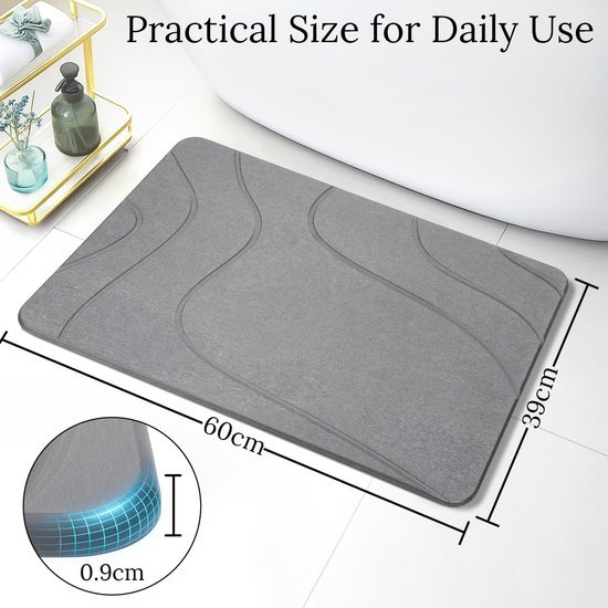 550x550-23406.jpg Unyqoos® Sneldrogende antislip badmat van diatomeenaarde voor badkamer en keuken