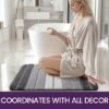 Unyqoos® Zachte Antislip Badmat met Hoge Absorptiecapaciteit voor Comfortabele Badkamervloeren