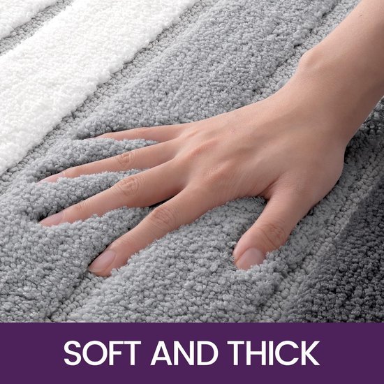 Unyqoos® Zachte Antislip Badmat met Hoge Absorptiecapaciteit voor Comfortabele Badkamervloeren