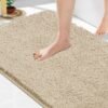 Unyqoos® Zachte Microvezel Badtapijten Set Met Antislip, Absorberend En Wasbaar Ontwerp Voor Badkamer
