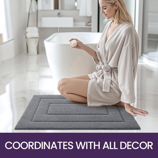 Unyqoos® Antislip Badmat van Hoge Kwaliteit voor Comfort en Veiligheid in de Badkamer