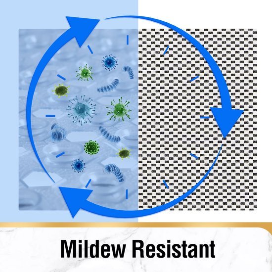 550x550-23449.jpg Unyqoos® Antislip Douchemat 68x68 cm met Drainage en Zachte PVC Luffa Textuur