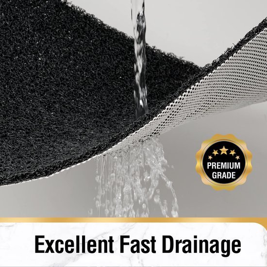 550x550-23453.jpg Unyqoos® Antislip Douchemat 68x68 cm met Drainage en Zachte PVC Luffa Textuur