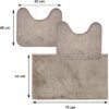 550x550-23482.jpg Unyqoos® Complete 3-delige Badkamermat Set met Ronde en Rechthoekige Matten, Antislip en Wasbaar