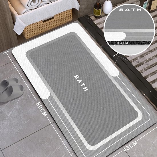 Unyqoos® Grijze siliconen gootsteenmat voor optimale bescherming en hygiëne