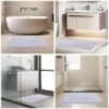 Unyqoos® Zachte en Absorberende Badmat met Antislip Onderzijde voor Veiligheid en Comfort in de Badkamer