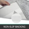 Unyqoos® Zachte en Luxe Badkamerset van Drie Stuks - Antislip en Absorberend Ontwerp in Lichtgrijs