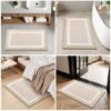 550x550-23573.jpg Unyqoos® Zachte en Antislip Badmat voor Badkamer en Douche, Beige 60x90 cm