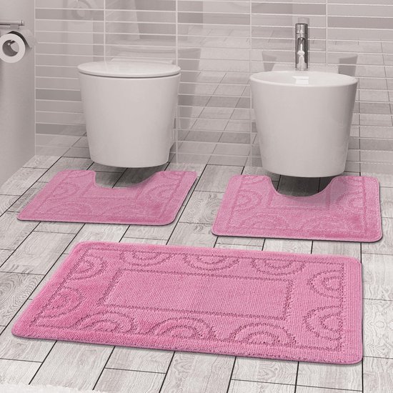 550x550-23575.jpg Unyqoos® Badkamer tapijtset - Compleet badkamerset met antislip en snel drogende eigenschappen