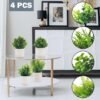 550x550-23585.jpg Unyqoos® Set van vier kunstplanten in pot voor veelzijdige interieurdecoratie