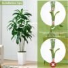 Unyqoos® Realistische kunstboom met stijlvolle witte plantenbak voor elk interieur